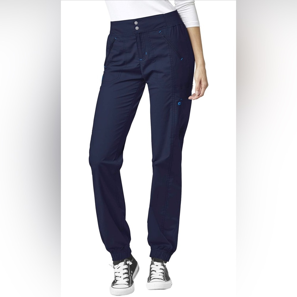 Wonderwink Navy Cargo Jogger Scrub Pant
